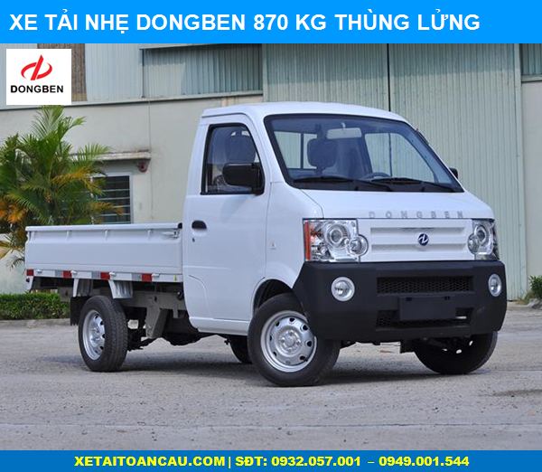 Bảng giá xe tải Dongben 870kg năm 2017